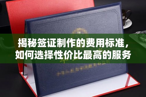 淮阴揭秘签证制作的费用标准，如何选择性价比最高的服务？