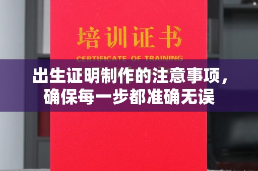 淮阴出生证明制作的注意事项，确保每一步都准确无误