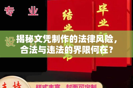 淮阴揭秘文凭制作的法律风险，合法与违法的界限何在？