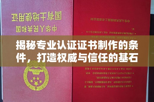淮阴揭秘专业认证证书制作的条件，打造权威与信任的基石