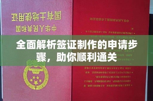 淮阴全面解析签证制作的申请步骤，助你顺利通关